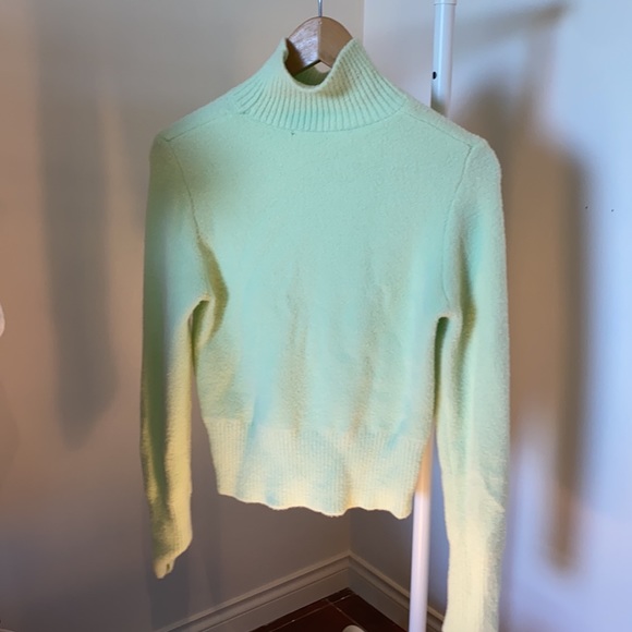 Mint green Sweater - super soft! like new - Picture 2 of 2